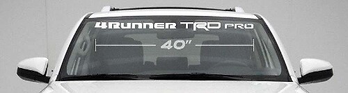 4Runner TRD Pro Windschutzscheiben-Vinylaufkleber für Toyota 4Runner