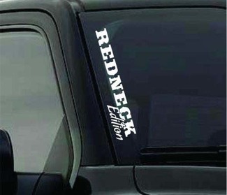 Redneck Edition Windschutzscheiben-Banner, Vinyl-Aufkleber, Aufkleber, passend für Ford F150 Jeep