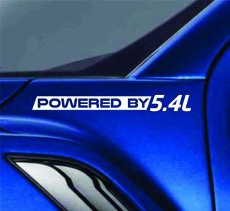 Powered By 5.4L Aufkleber Vinyl Aufkleber Truck Fender Decal passend für Ford F150 F250 F350