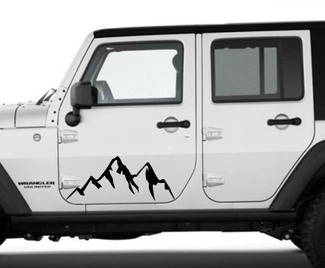 Berge Autozubehör Grafik Aufkleber Fahrzeugkarosserie Aufkleber für Jeep Subaru Toyota Tür Camper Wohnmobil LKW Anhänger Geländewagen benutzerdefinierte Naturszene
