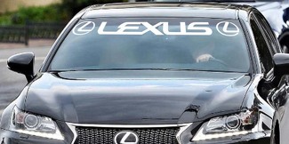 Lexus Windschutzscheibe Aufkleber Banner Aufkleber Vinyl Luxus Toyota Fenster Grafik individuell