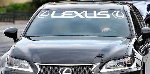 Windschutzscheiben-Banner Vinyl-Aufkleber für Lexus Fahrzeuge