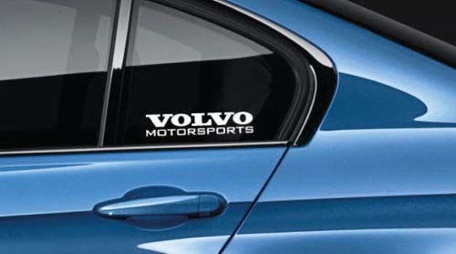 Volvo Motorsports Seitenfenster-Vinylaufkleber für Volvo