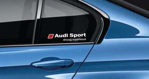 Audi Sport Driving Experience Seitenfenster Vinylaufkleber Paar für Audi Fahrzeuge
