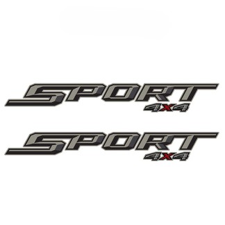 2er-Set: 2018 Ford F-150, F-250 Sport 4X4 Offroad-Lastwagen-Aufkleber