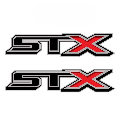 2er-Set: 2017 Ford F- 150 STX Offroad-Vinyl-Aufkleber für Pickup-Truck am Krankenbett
