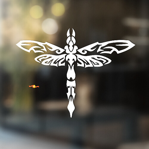 Dragonfly Tribal Style Universeller Vinylaufkleber