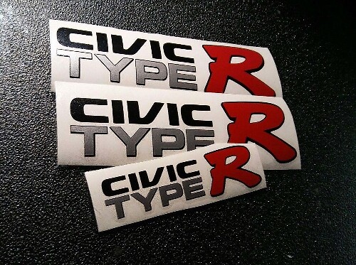 Civic Type R Style Vinyl-Aufkleberset für Honda Civic EK9