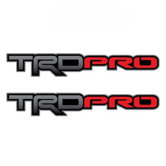 2er-Set: TRD PRO Toyota Tacoma Tundra Pickup-Truck-Bettseiten-Vollfarb-Aufkleber