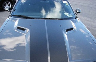 2008–2014 Dodge Challenger Motorhauben-Aufkleber-Kit Wählen Sie aus den untenstehenden Designs