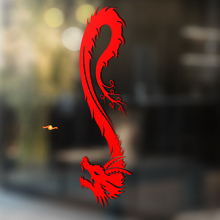 Winden Drache Chinesisch Universeller Vinylaufkleber_2