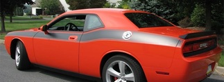 2008 und höher Dodge Challenger Seitenstreifen-Kit für die obere Karosserielinie in voller Länge
