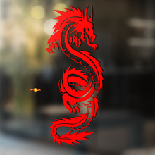 Würgender Feuerdrache Universeller Vinyl-Aufkleber_2