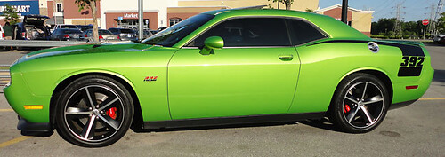 Retro Hockey Stripe Kit Aufkleber für 2008 - 2020 Dodge Challenger
