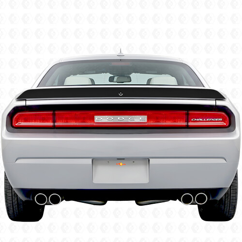 Blackout-Streifen Spoiler Kofferraum Vinyl Aufkleber Sticker für Dodge Challenger 2008-2014