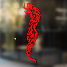 Fire Dragon Tribal Stil Universeller Vinyl-Aufkleber_2