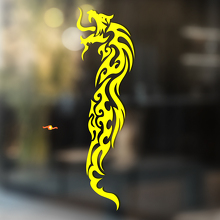 Fire Dragon Tribal Stil Universeller Vinyl-Aufkleber_4
