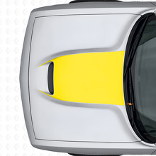 Blackout Haubenbelüftungs-Vinylaufkleber für Dodge Challenger 2015+_6