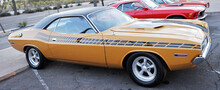 Doppeltes Racing-Streifen Seiten Vinyl-Aufkleber-Set für Dodge Challenger 1970-1974_2