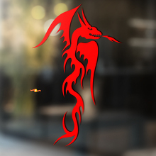 Feueratmender Drachen Universal Vinyl-Aufkleber_2