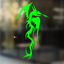 Feueratmender Drachen Universal Vinyl-Aufkleber_3