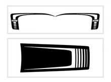Dodge Challenger CUDA STROBE Stripe: Motorhaubenaufkleber und seitliche Vinyl-Grafikstreifen passend für 2008–2019
 2