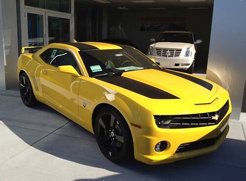 2010 Chevrolet Camaro Transformer 3 Style Rally Stripe Kit mit unterem Grill Blackout
