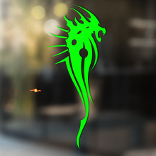 Tribal-Drachen mit Stacheln Universeller Vinyl-Aufkleber_4