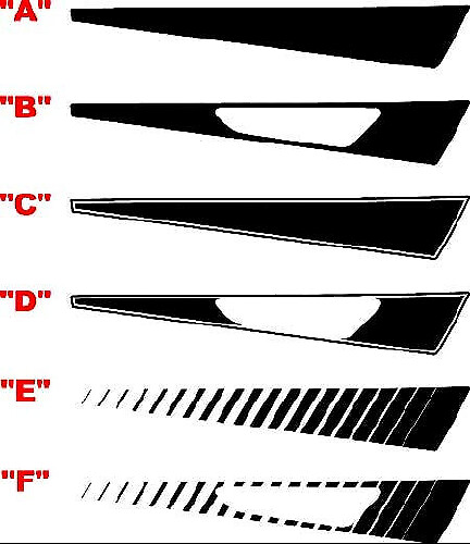 2016 und neuer Chevrolet Camaro Haubenspeerstreifen
