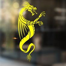 Drache mit Scharfen Flügeln Universeller Vinyl-Dekoraufkleber_4