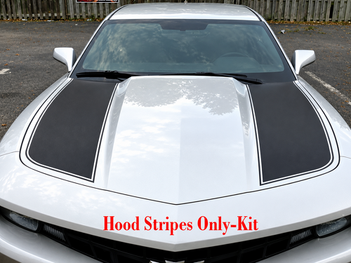Outer Edge Stripe Pair Motorhaube Vinylaufkleber für Chevrolet Camaro 2010
