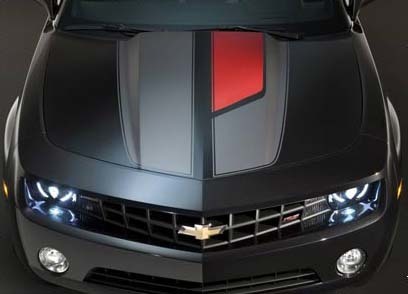 2010 und neuer Chevrolet Camaro 45th Anniversary Style Rallye-Streifen-Set, Vinyl-Aufkleber
