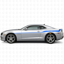 Benutzerdefiniertes Vinyl-Aufkleber-Kit mit gebogenem Rand für Seitendekorstreifen für Chevrolet Camaro 2010-15_2