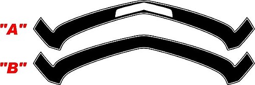 2010–2013 Chevrolet Camaro 1967 SS-Style Frontnasenstreifen
