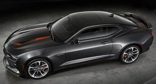 2010 und neuer Chevrolet Camaro 50th Anniversary Style Rallye-Streifen-Set, Vinyl-Aufkleber
