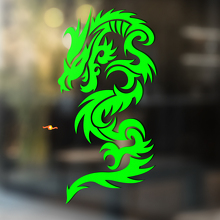 Drache mit Tribal-Muster Universeller Vinyl-Aufkleber_3