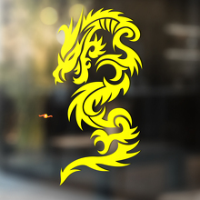 Drache mit Tribal-Muster Universeller Vinyl-Aufkleber_4