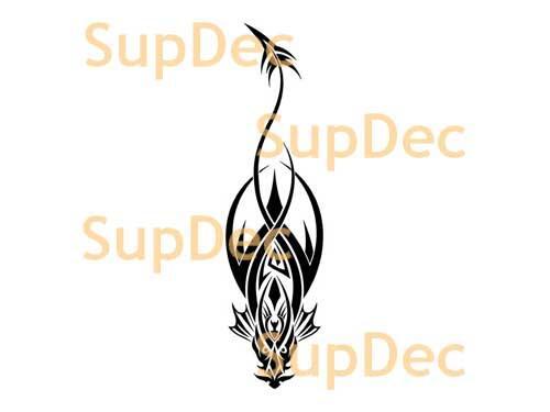 Drache-Vinylkunst-Wand-Fenster-Badezimmer-Aufkleber-Aufkleber Nr. 25
