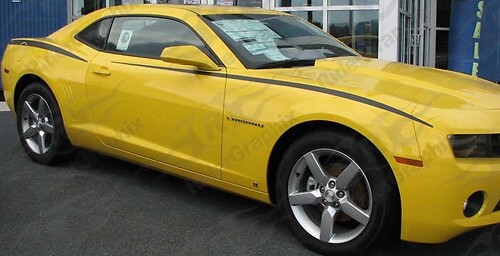 2010–2015 Chevrolet Camaro Upper Fender Accent Stripes Vinyl Aufkleber Aufkleber
