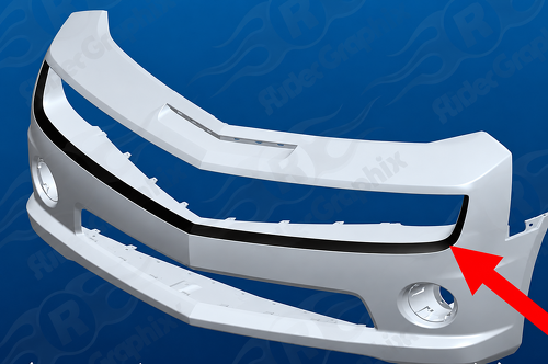Fascia Surround Accent Stripe — Vinylaufkleber (vordere Stoßstange) für Chevrolet Camaro 2010-2013