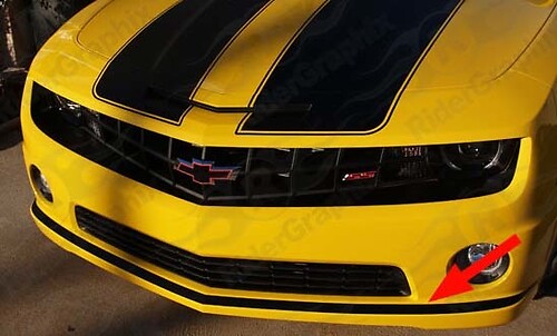 2010-2013 Chevrolet Camaro SS Akzentstreifen für die untere Blende
