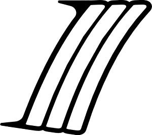 2010–2015 Chevrolet Camaro Rear Quarter Panel Outer Vent Accent Sticker Decal
