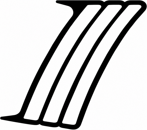 Triple Outer Vent Accent Pair — Vinylaufkleber (hinterer Kotflügel) für Chevrolet Camaro 2010-2015