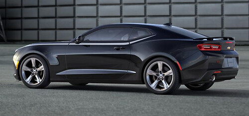 Ab 2016 Chevrolet Camaro Seitenkörper-Speer-Vinyl-Aufkleber-Set
