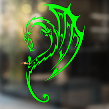 Märchenhafte Riesige Flügel Drache Universeller Vinylaufkleber Sticker_3