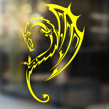 Märchenhafte Riesige Flügel Drache Universeller Vinylaufkleber Sticker_4