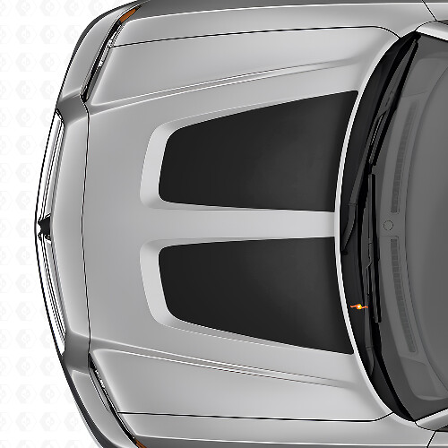 Duale breite Vinyl-Aufkleber für Motorhauben-Streifen Set für Dodge Charger