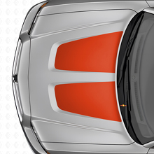 Duale breite Vinyl-Aufkleber für Motorhauben-Streifen Set für Dodge Charger_4