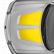 Duale breite Vinyl-Aufkleber für Motorhauben-Streifen Set für Dodge Charger_5