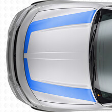 Akzentstreifen Motorhauben-Vinylaufkleber für Dodge Charger 2015-2026_2